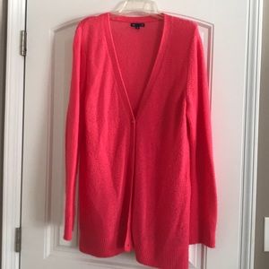 BRIGHT Pink Boyfriend Cardigan